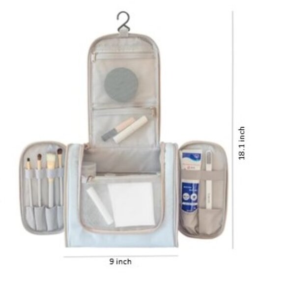 New! Travel Toiletry Bag Travel Cosmetic Bag, Makeup Organizer Bag Toiletries - Picture 7 of 7